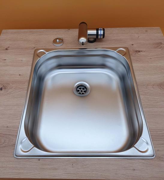 Spülbecken  Edelstahl 265/162